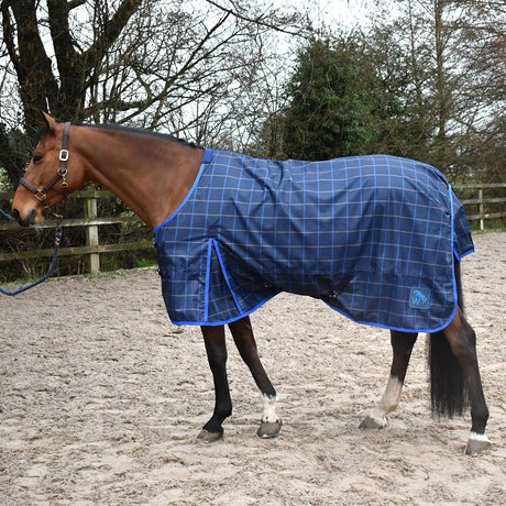 Whitaker Jacob Lightweight 0g Turnout Rug #colour_navy-blue