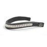 Whitaker Chunky Crystal Browband #colour_black-silver
