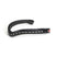 Whitaker Lynton Curved Diamante Browband #colour_black