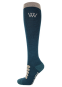 Woof Wear Long Winter Tech Riding Sock #colour_petrol-stone