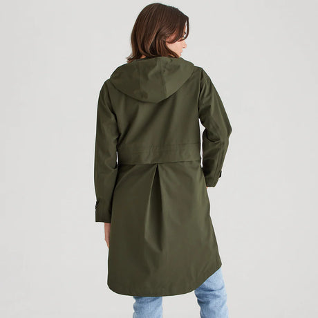 Ridgeline Womens Blakeney Parka #colour_deep-forest