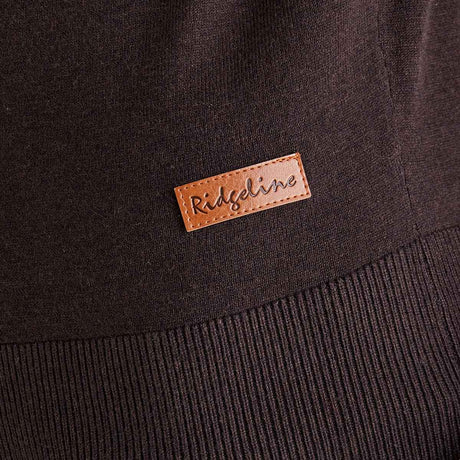 Women's Melford Knit Roll Neck - Deep Bark