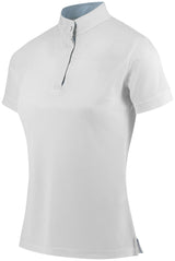 Equitheme Children's Betty Mesh Polo #colour_white