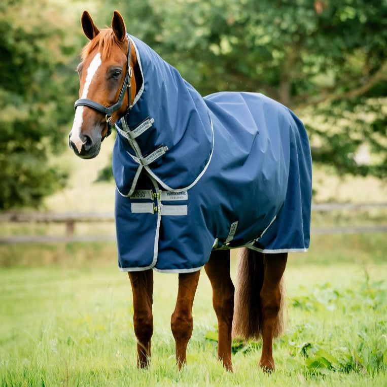 Horseware Ireland Amigo Ripstop 900D 100g Walker Rug #colour_navy-titanium grey
