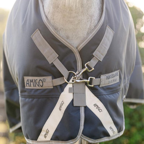 Horseware Ireland Amigo 1200D Plus Pony 50g Turnout Rug #colour_navy-titanium-grey-silver