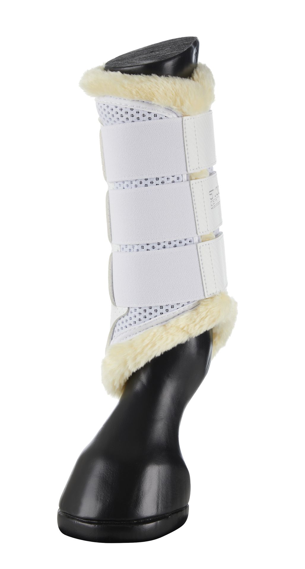 Stubben Airflow Fleece Lined Brushing Boots #colour_white