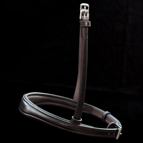 Henry James Cavesson Noseband #colour_havana-brown