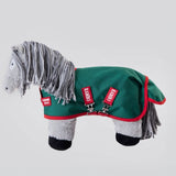 Horseware Ireland Crafty Ponies Rambo Original Turnout Rug #colour_green-red