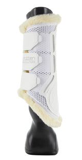 Stubben Airflow Fleece Lined Brushing Boots #colour_white