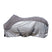 HKM Fly Rug With Fleece -Comfort- #colour_grey-natural-blue