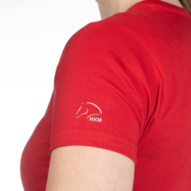 HKM T-Shirt -Derby #colour_red