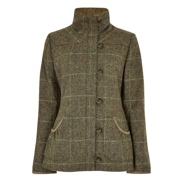 Dubarry Womens Bracken Tweed Jacket #Colour_thistle