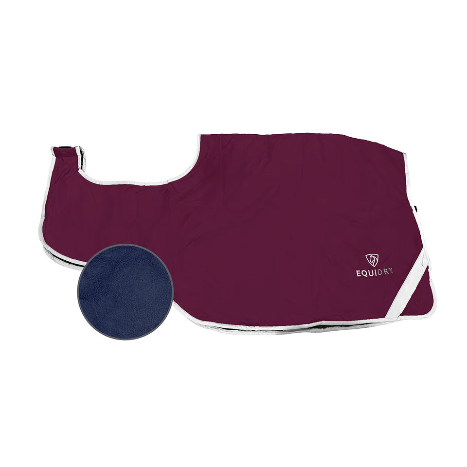 EQUIDRY Exercise Sheet Thick #colour_plum-navy