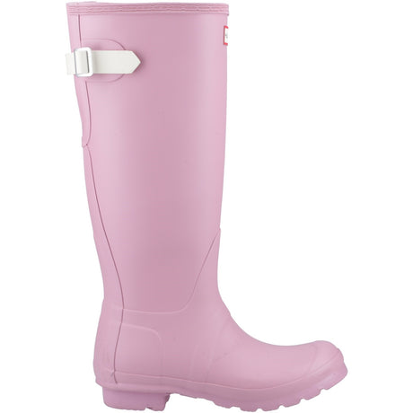 Hunter Original Tall Back Adjustable Women's Wellington Boots #colour_pink