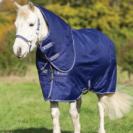 Horseware Ireland Amigo Hero 900 Pony Plus Classic Front Closure Turnout Medium 200g #colour_blue