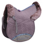KM Elite Half Lined GP Numnah #colour_brown-brown
