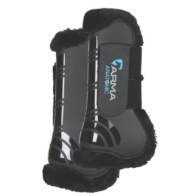 Shires ARMA SupaFleece Tendon Boots #colour_black