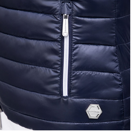 Coldstream Southdean Quilted Gilet #colour_navy-white-blue