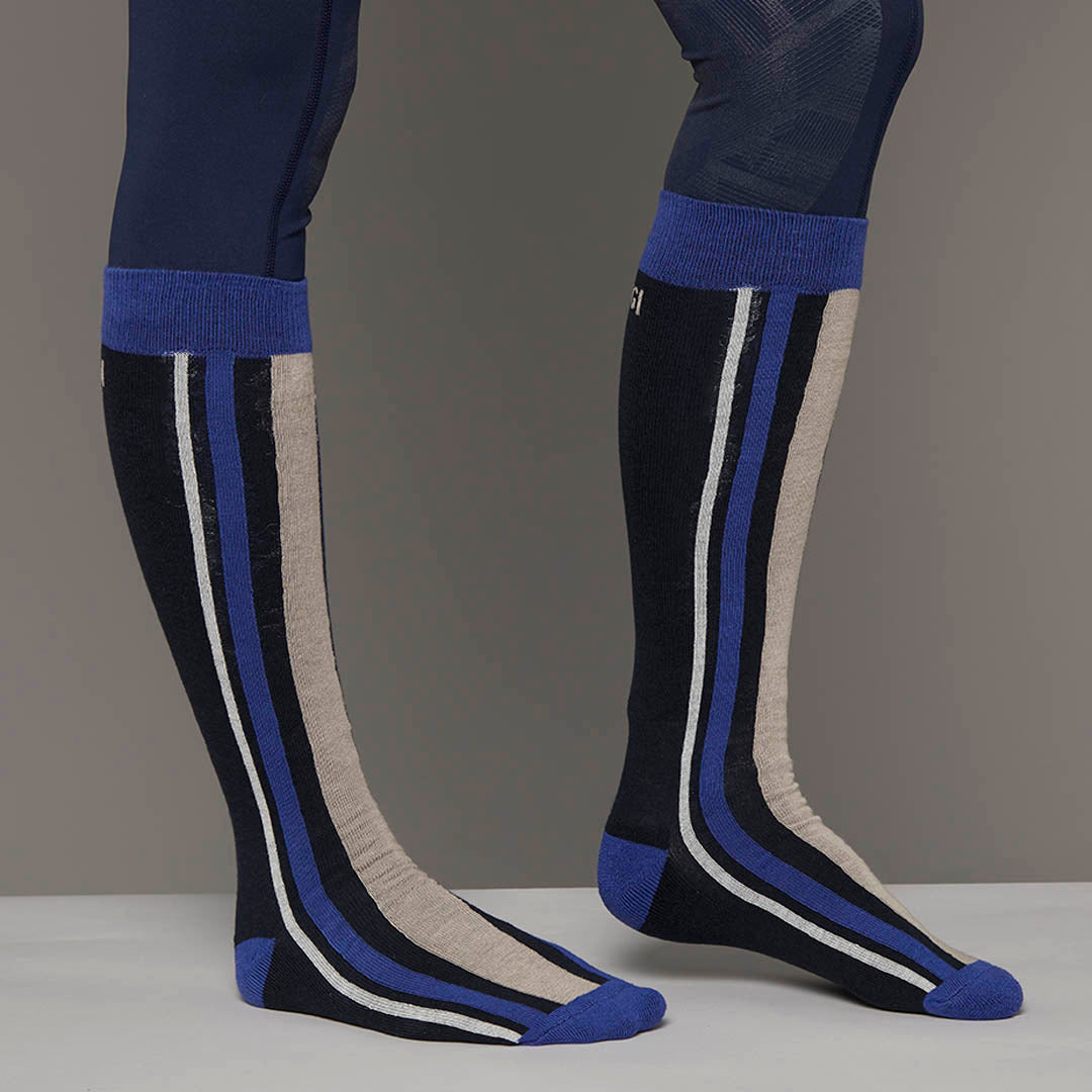 Toggi Eco Striped Ladies Socks -3のパック