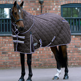 Weatherbeeta Comfitec 1000D Diamond Quilt Detach-A-Neck Heavy #colour_charcoal-blue-white