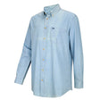 Hoggs of Fife Archerfield Men's Denim Shirt #colour_light-blue