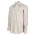 Hoggs of Fife Inverness Men's Cotton Tattersall Shirt #colour_wine-blue-green