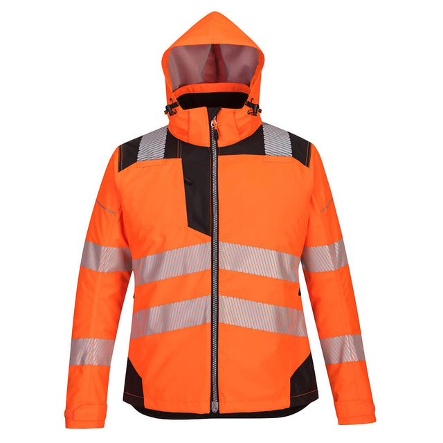 Portwest PW3 Ladies Winter Jacket #colour_orange-black