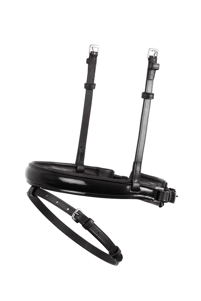 Montar Classic Deluxe ECO Leather Noseband #colour_black