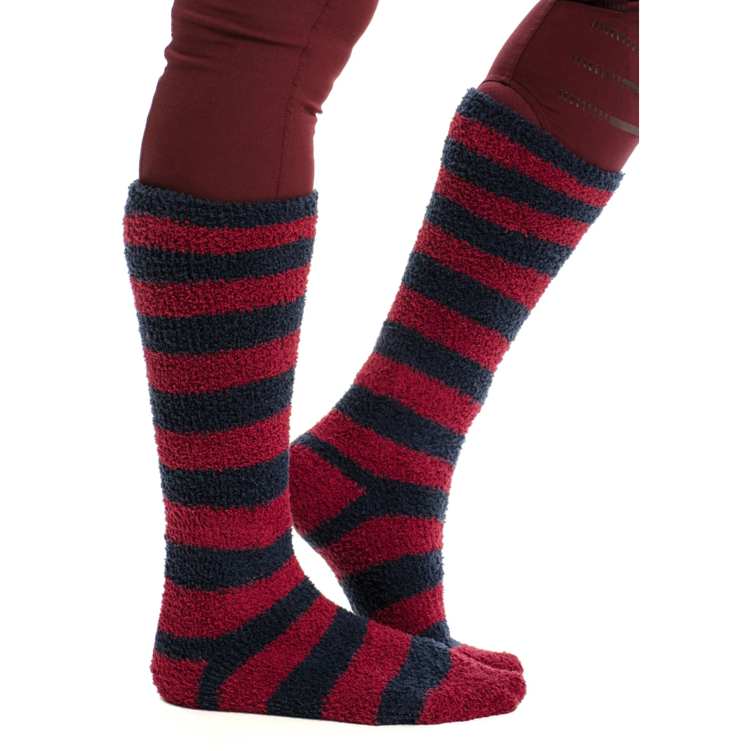 Horseware Ireland Softie Socks #colour_navy-stripes