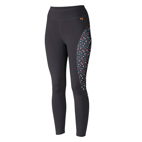 Shires Aubrion Coombe Full Grip Girls Riding Tights #colour_brush-stroke