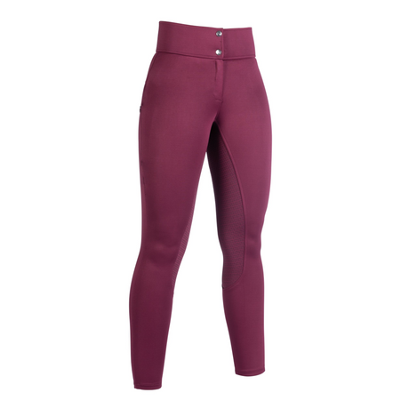 HKM Mila Riding Breeches #colour_wine-red