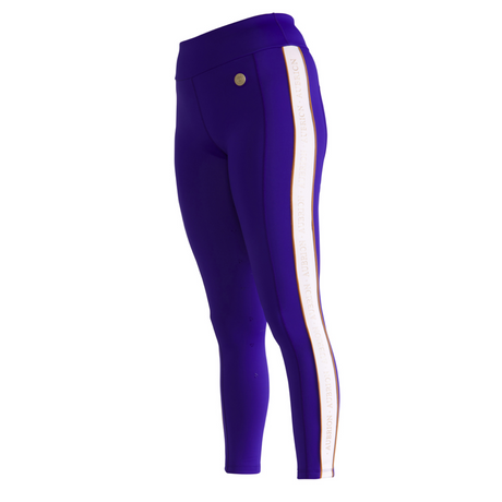 Shires Aubrion Ladies Team Shield Riding Tights #colour_blue