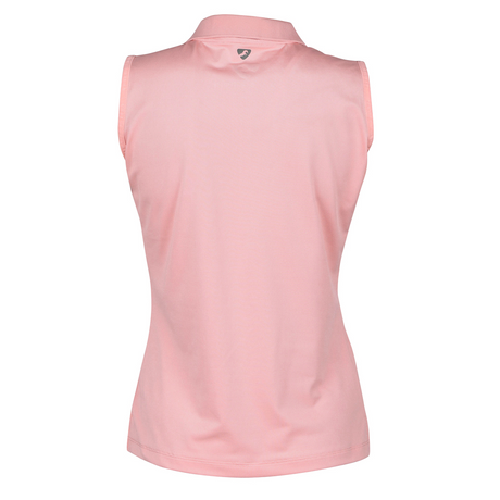 Shires Aubrion Ladies Poise Sleeveless Tech Polo #colour_rose