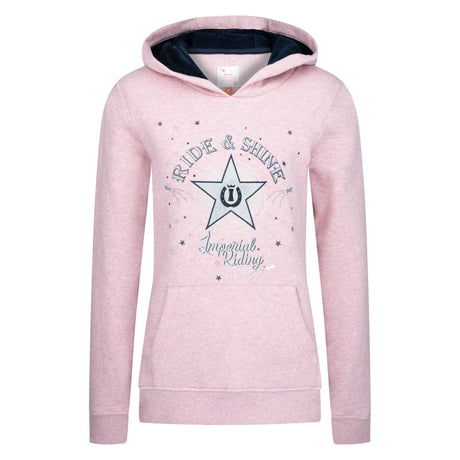 Imperial Riding Star Shine Hooded Sweater #colour_classy-pink
