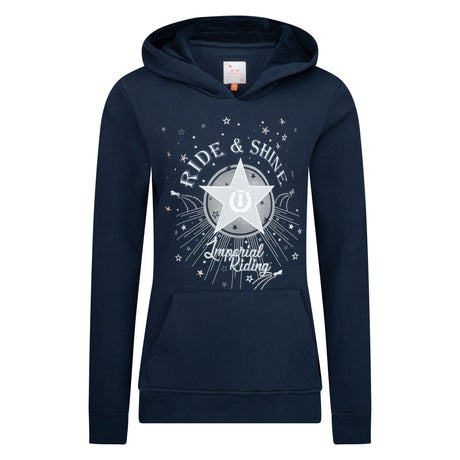 Imperial Riding Star Shine Hooded Sweater #colour_navy