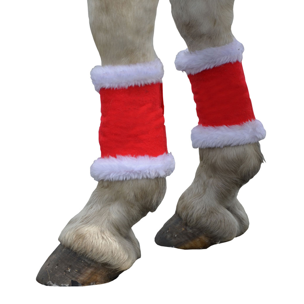 Hy Christmas Santa Horse Leg Wraps (Set of 4)