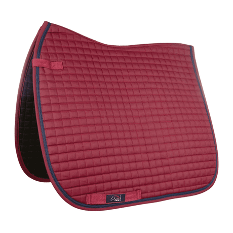 HKM Charly Saddle Cloth #colour_wine-red