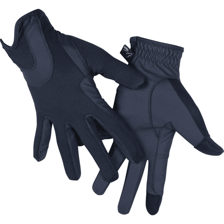 HKM Grip Mesh Riding Gloves #colour_deep-blue