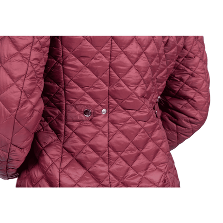 HKM Stella Quilted Jacket #colour_wine-red