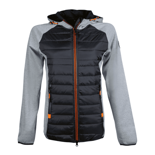 HKM Sweat Style Jacket #colour_grey-blend-black