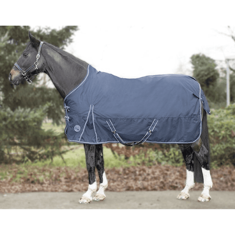 HKM Starter 600D Highneck Rug 100g Filling #colour_deep-blue