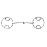 Mors à filet à anneau libre Beval articulé en acier inoxydable Korsteel