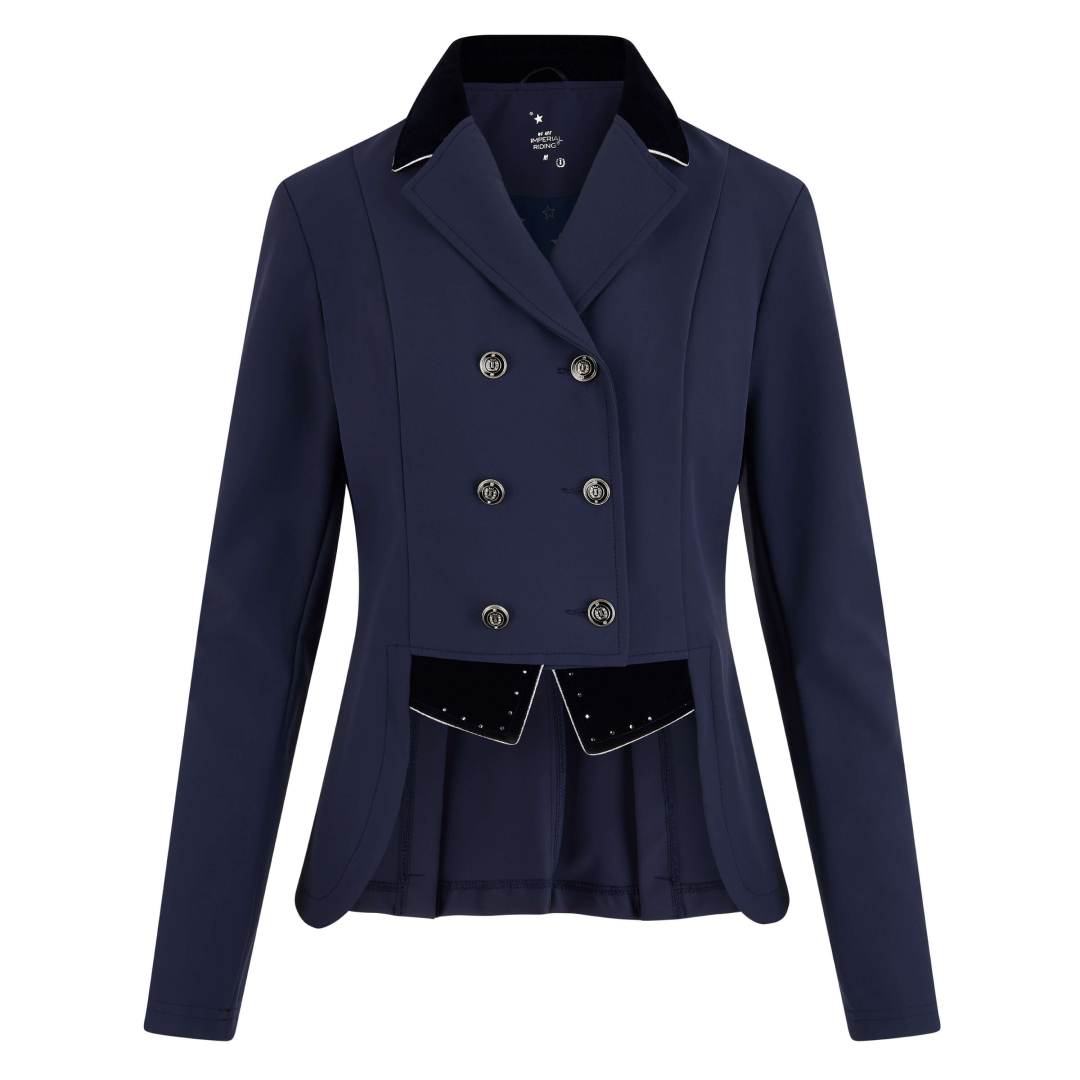 Imperial Riding Junior Double Expactacular Competition Jacket #colour_navy